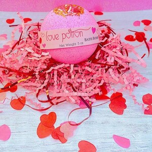 Love Potion 9 Bath Bomb ~ Watermelon ~ Summer ~ Bath Bombs ~  Halloween Gift ~ For Her ~ For Wife ~ For Mother ~ For Sister
