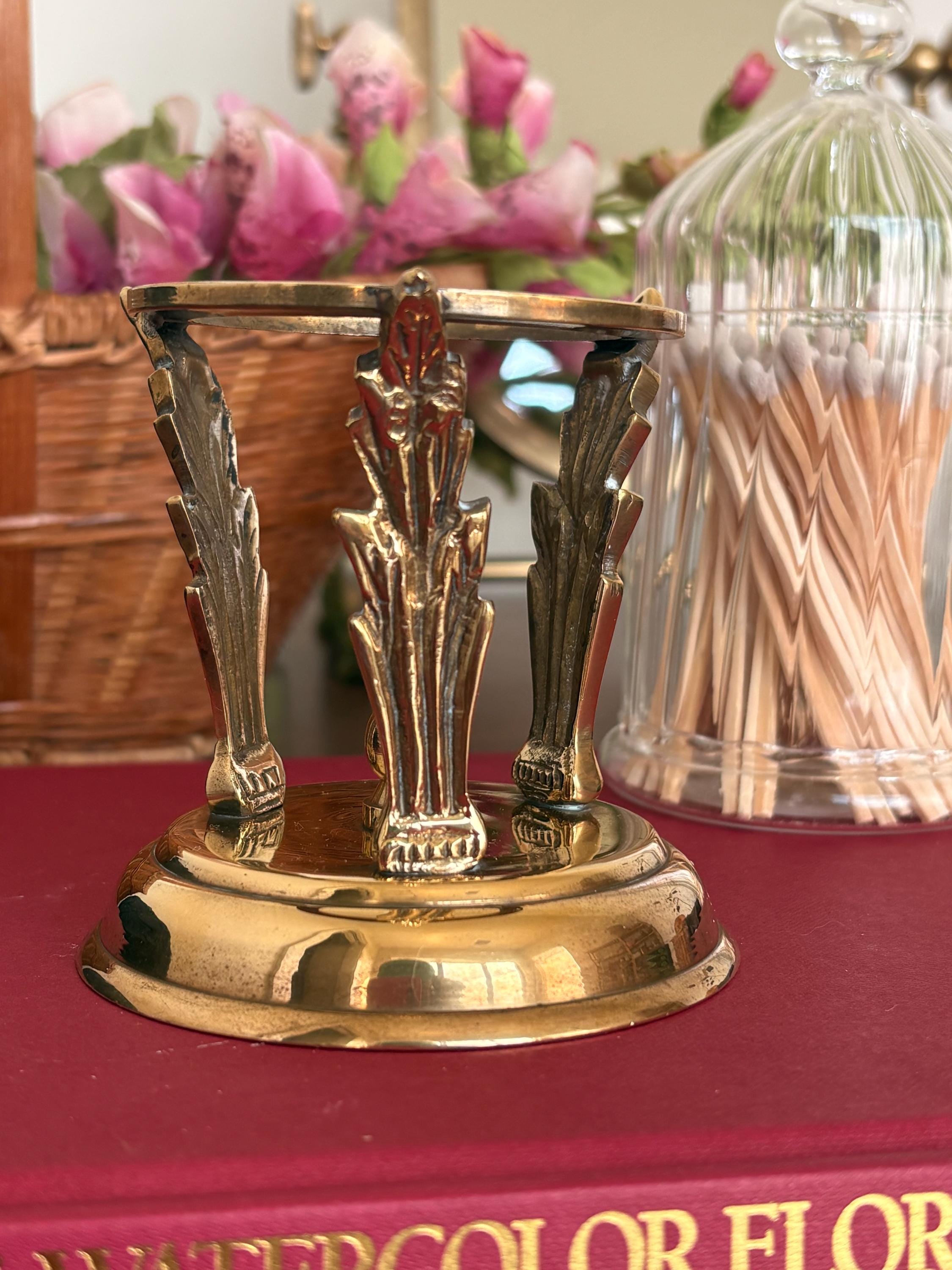 Antique Brass Plant Stand - Etsy