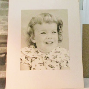 Original Oversize Vintage Photographic Studio Portrait, Style of H. Armstrong Roberts (?)