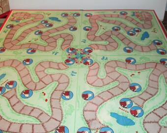 Vintage Board Game: "Cowboy Roundup"