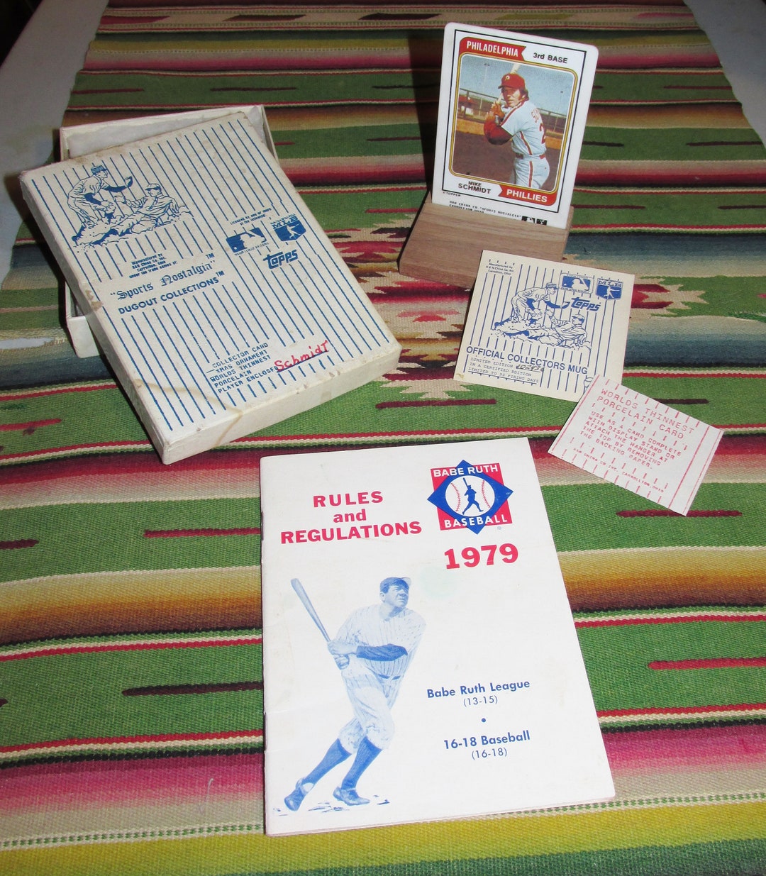 Vintage Baseball Memorabilia,topps Porcelain Baseball Card mike Schmidt