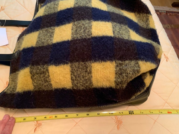 Buffalo Check Bag-Tote, Yellow and Black - image 2