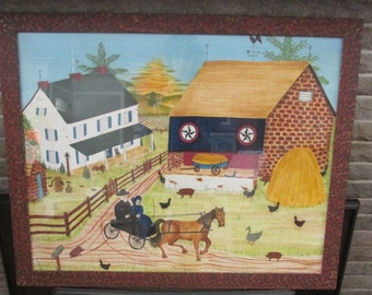 Bill Rank's "Theorem" Painting entitled "Pettie's Farm"