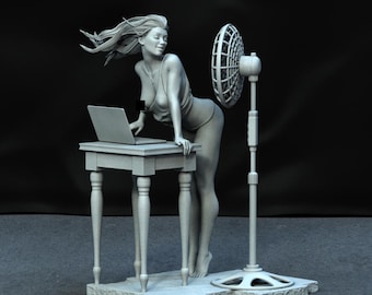 Margot Robbie Inspired Lady Bust - Unique 3D Print Model STL 2025