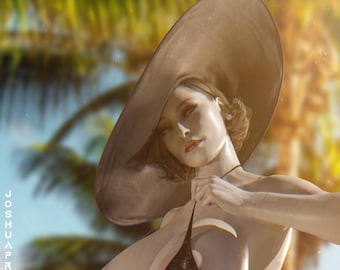 Lady Dmtrscu  3D STL Model – Resident Evil 8 Statue – Gothic Horror Fan Art