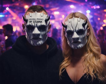 Hysterical Mask STL – 3D Printable Comedy Mask for Halloween