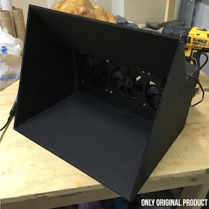 Ventilerad sprayfärgsbox – 3D-utskrift/DIY-modell