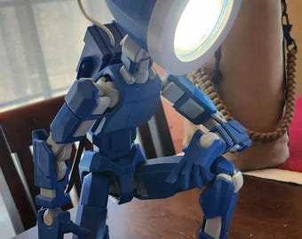 Robot Lamp STL – Futuristic 3D Printable Robot Light Model