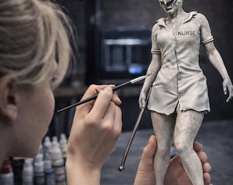 Cracked Nurse Horror 3D Model STL original product
