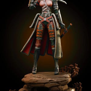 Samurai danıalla Girl 2025 – High-Detail 3D Print Model STL File
