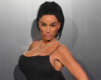 Katie Price Bust STL File – Celebrity Model 3D Print Design