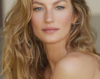 Gisele Bündchen Inspired 3D Model Bust | Celebrity Portrait Sculpture STl