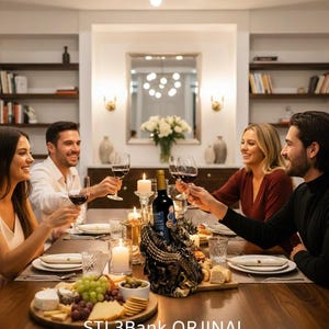 Dragon Gate – Portabotellas de vino de fantasía, modelo de impresión 3D STL