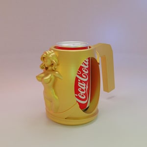 Soda Can Cup Holder - 3D Printable STL Model