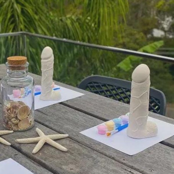 Original Paint A Pecker 3D Print STL | Bachelorette Party Game Figurine