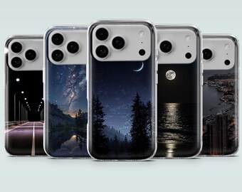 Night Phone Case Evening Aesthetic Cover for iPhone 18Pro, 17, 16, 15, 14, 13, Samsung S25, S24, S23, A17, A16, A56, A36, Pixel 10, 10Pro, 9