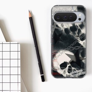 Gothic Phone Case Dark Academia Skulls Cover for Google Pixel 10, 10Pro XL, 9 8A, 7Pro, Samsung S25, S24, S23, A16, A55, A35, iPhone 17, 16 image 8