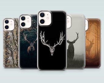 Hunting Phone Case Deer Hunt Cover for iPhone 17Pro, 16, 15, 14, 13, 12, Samsung S25, S24, S23, S22, A16, A56, A15, Pixel 10Pro, 9Pro, 9A, 8