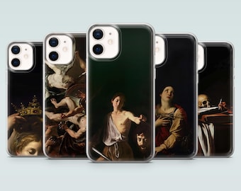 Caravaggio Phone Case Baroque Dark Academia Cover for iPhone 17Pro, 16e, 15, 14, 13, 12, Samsung S25, S24, S23, A17, A16, A56, A36, Pixel 10