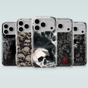 Gothic Phone Case Dark Academia Skulls Cover for Google Pixel 10, 10Pro XL, 9 8A, 7Pro, Samsung S25, S24, S23, A16, A55, A35, iPhone 17, 16 image 9