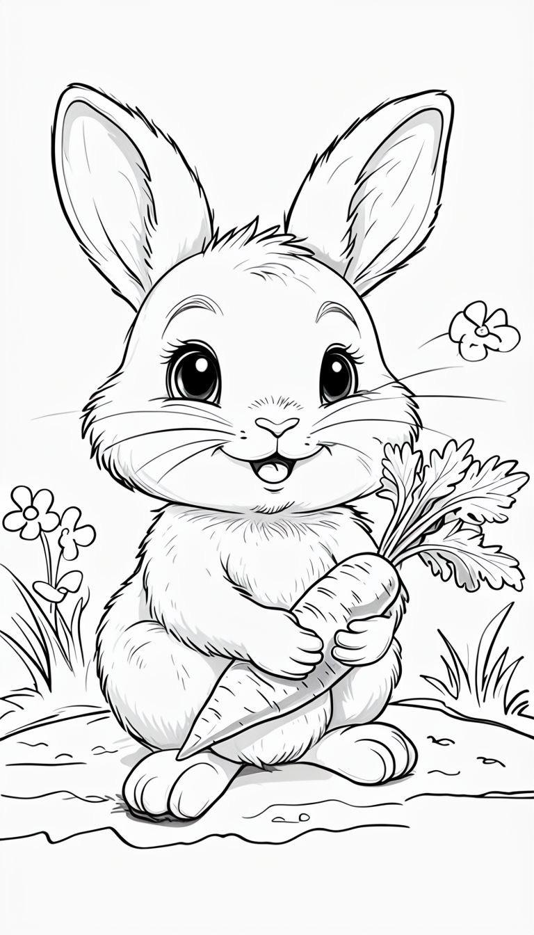 19 Page Easter Coloring Book for Kids | Printable Digital Download - Etsy