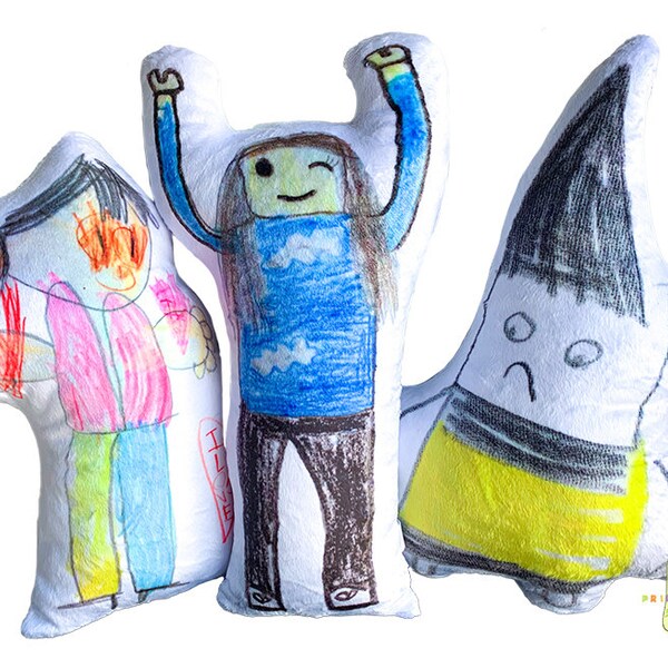 Drawing Into Plushie - Etsy