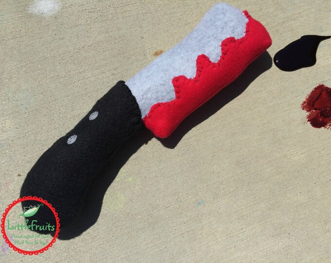 Bloody Plush Meat Cleaver Dog Squeaker Toy Cleaver Plush Etsy