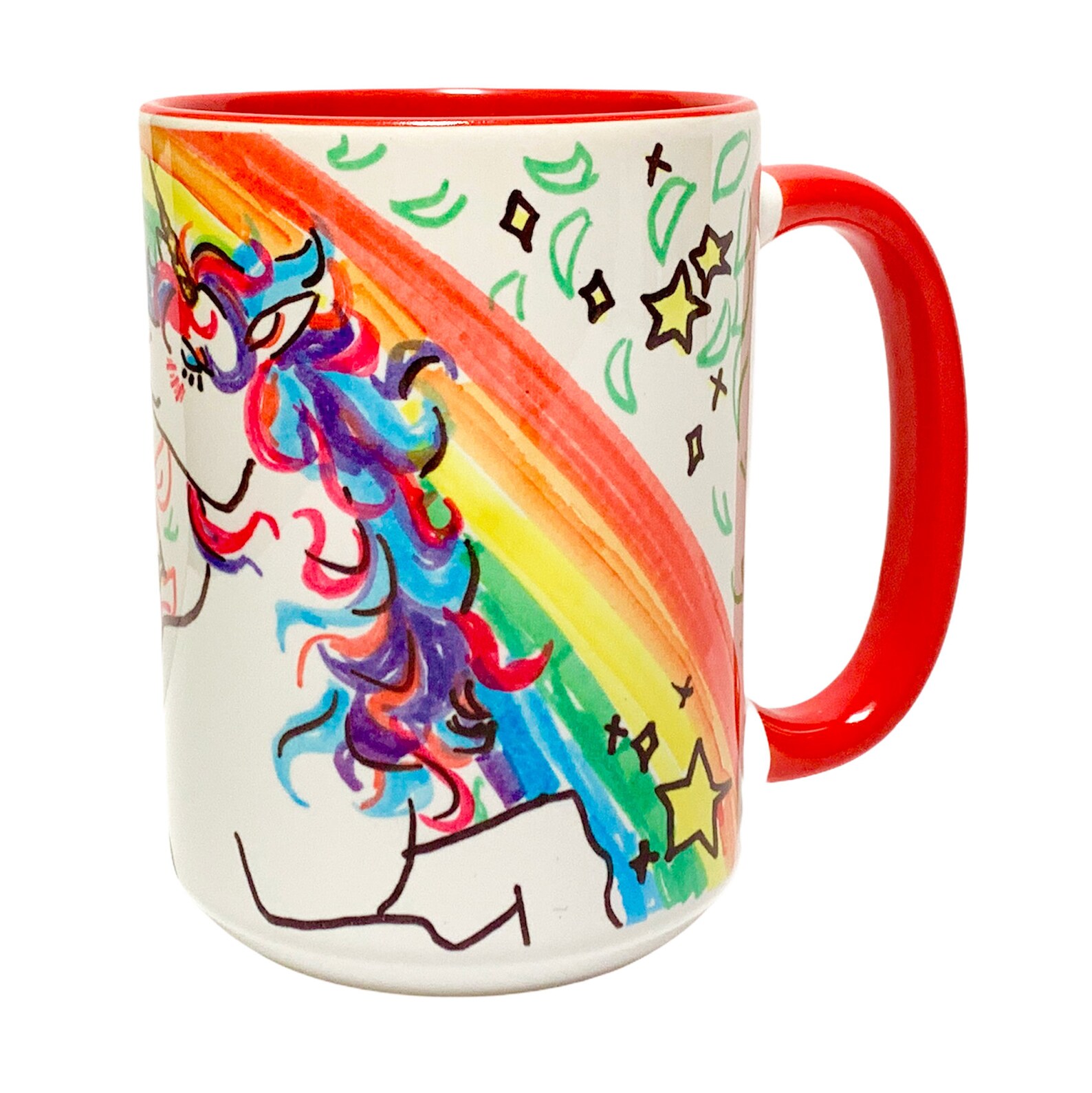 Kids Drawing Mug Child's Artwork Mug Gift for Grandma Etsy