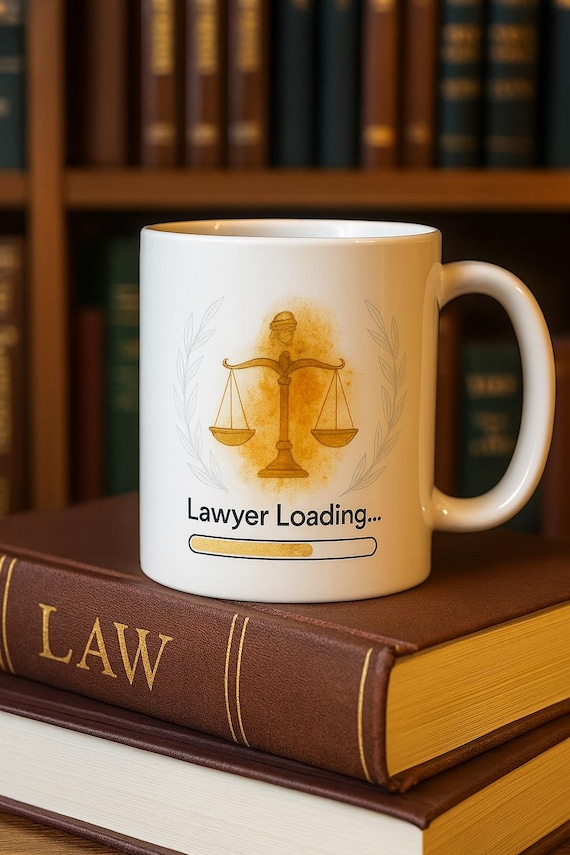 Δώρο για Φοιτητές Νομικής, Δικηγόρους, Εξατομικευμένο Μήνυμα - Κούπα 11oz "Lawyer Loading"