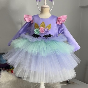Unicorn Tutu Dress: Girls&#39; Birthday Party Costume