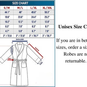 Personalized Men's Women's Plush Robe Monogrammed Bathrobe With King ...