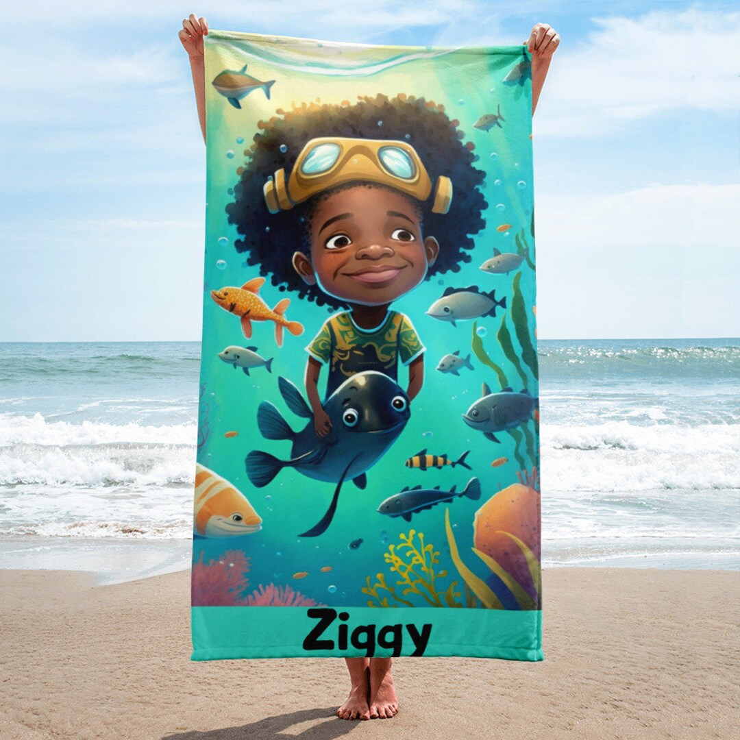 Beach Towels Personalized Beach Towels for Kids Pool Towel With Name