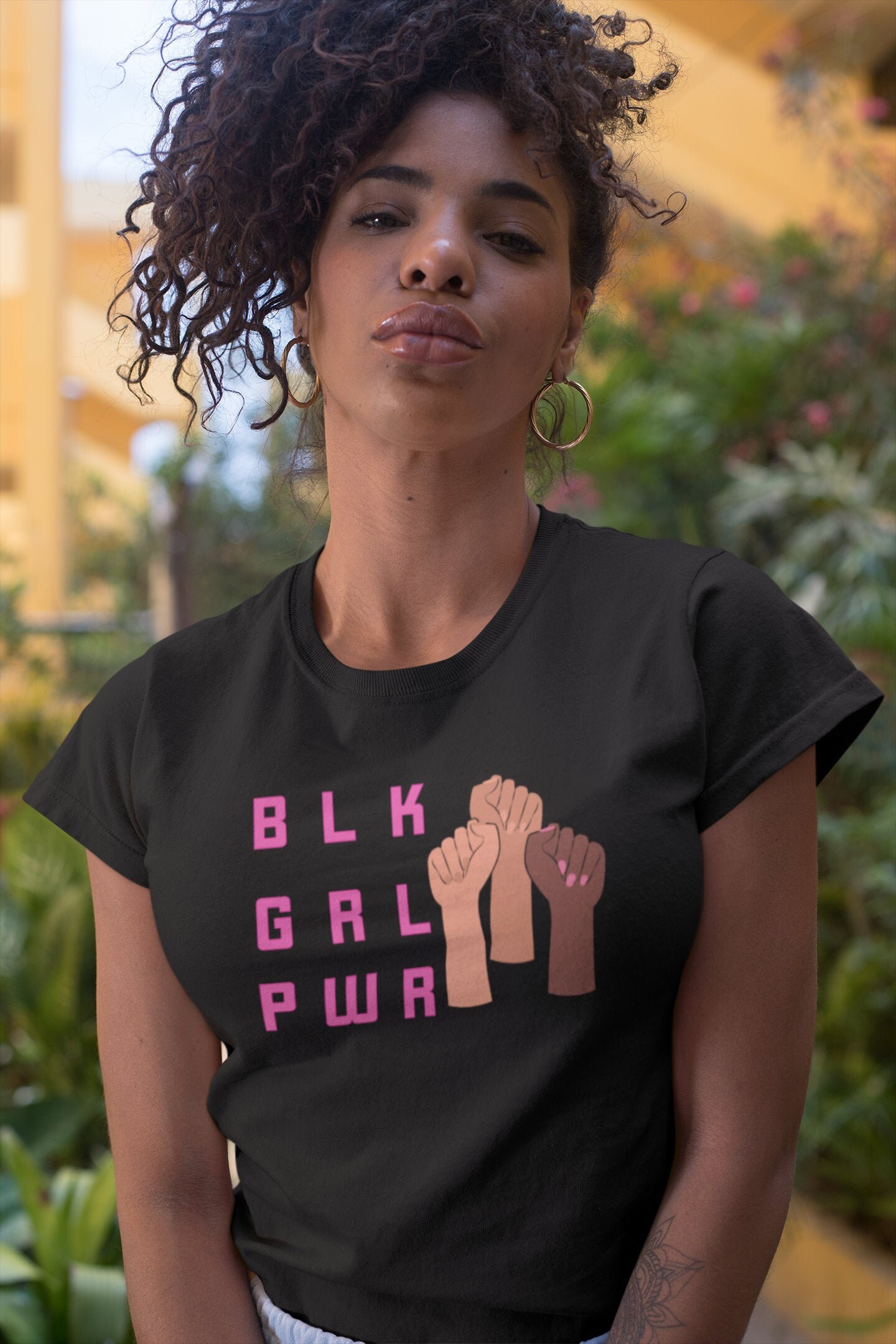 Black Girl Power Shirt for Women Women Graphic Tshirt Etsy