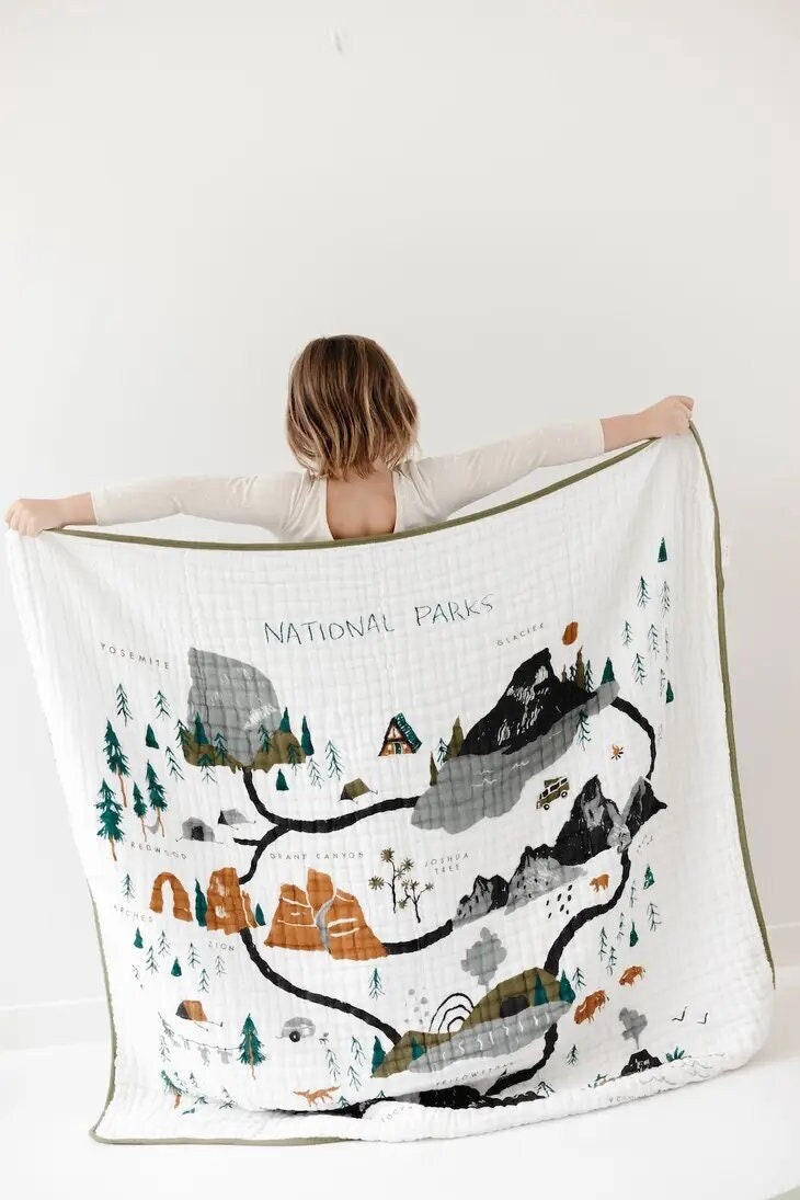 National Park Badges – Dreamy Blankets