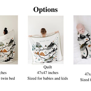 National Parks Cotton Muslin Throw for Kids Baby and Toddler Quilt Blanket Swaddle Baby Shower Gift for Girl or Boy image 9