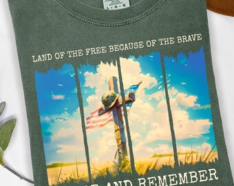 Patriotic American Flag Memorial Day Shirt, Army Gift
