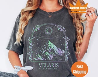 Velaris City of Starlight Shirt, Gradient Fantasy Tee
