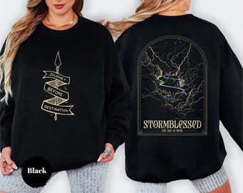 Stormblessed Sweatshirt, Storming Fantasy Book Sweater, Epic Fantasy Outfit, Windrunner Merch, Journey Before Destination T-Shirt