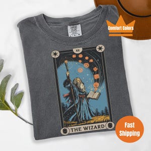 Zauberer DnD Shirt, Zauberer Tarot Shirt, Tarot Karten Shirt, DnD Shirt, Komfort Farben Shirt, lustiges Unisex T-Shirt, Dungeon Master Geschenk Spielleiter