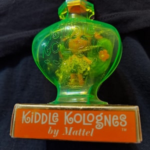 Mattel Liddle Kiddles Kologne Doll complete with bottle + cardboard base
