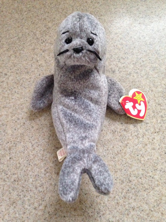 slippery the seal beanie baby