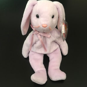 Vintage 1996 ty Floppity the Purple Bunny Beanie Baby