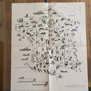 Vintage Poster - Luxury Items in France 1950’s