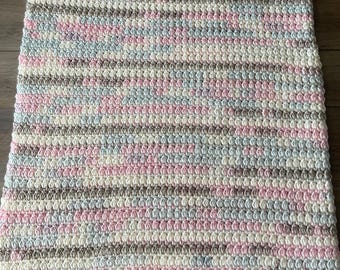 Hand Crocheted Afghan / Blanket / Throw