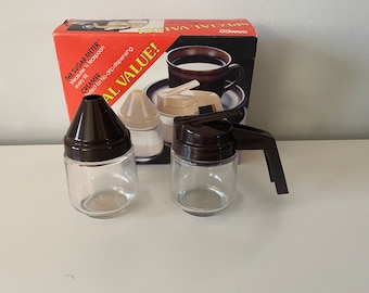 Vintage GEMCO Sugar and Creamer Dispensers