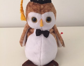 Vintage 2000 ty Wisest the Owl Beanie Baby