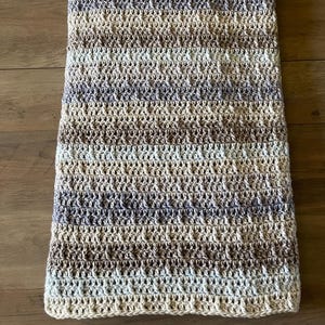 Hand Crocheted Afghan - Blanker - Throw