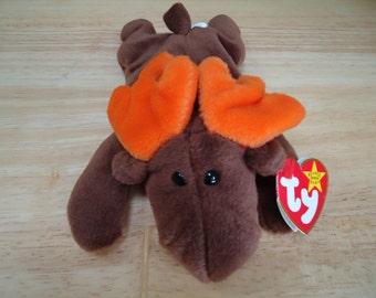Vintage 1993 Ty Beanie Baby - Chocolate the Moose
