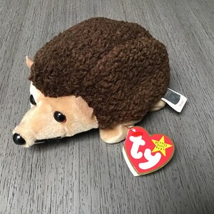 Vintage ty Prickles the Hedgehog Beanie Baby
