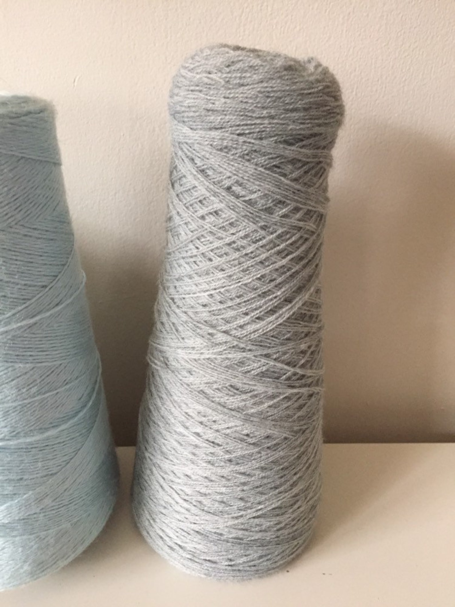 Vintage Wood Yarn 3 Large Skeins Etsy